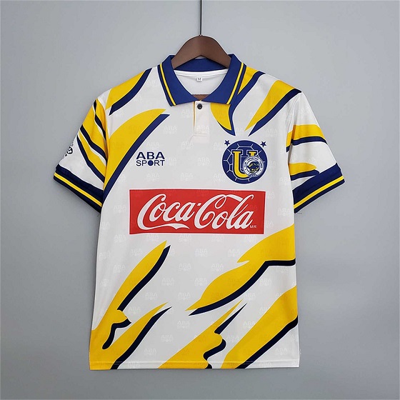 AAA Quality Tigres UANL 96/97 Away White/Yellow Soccer Jersey